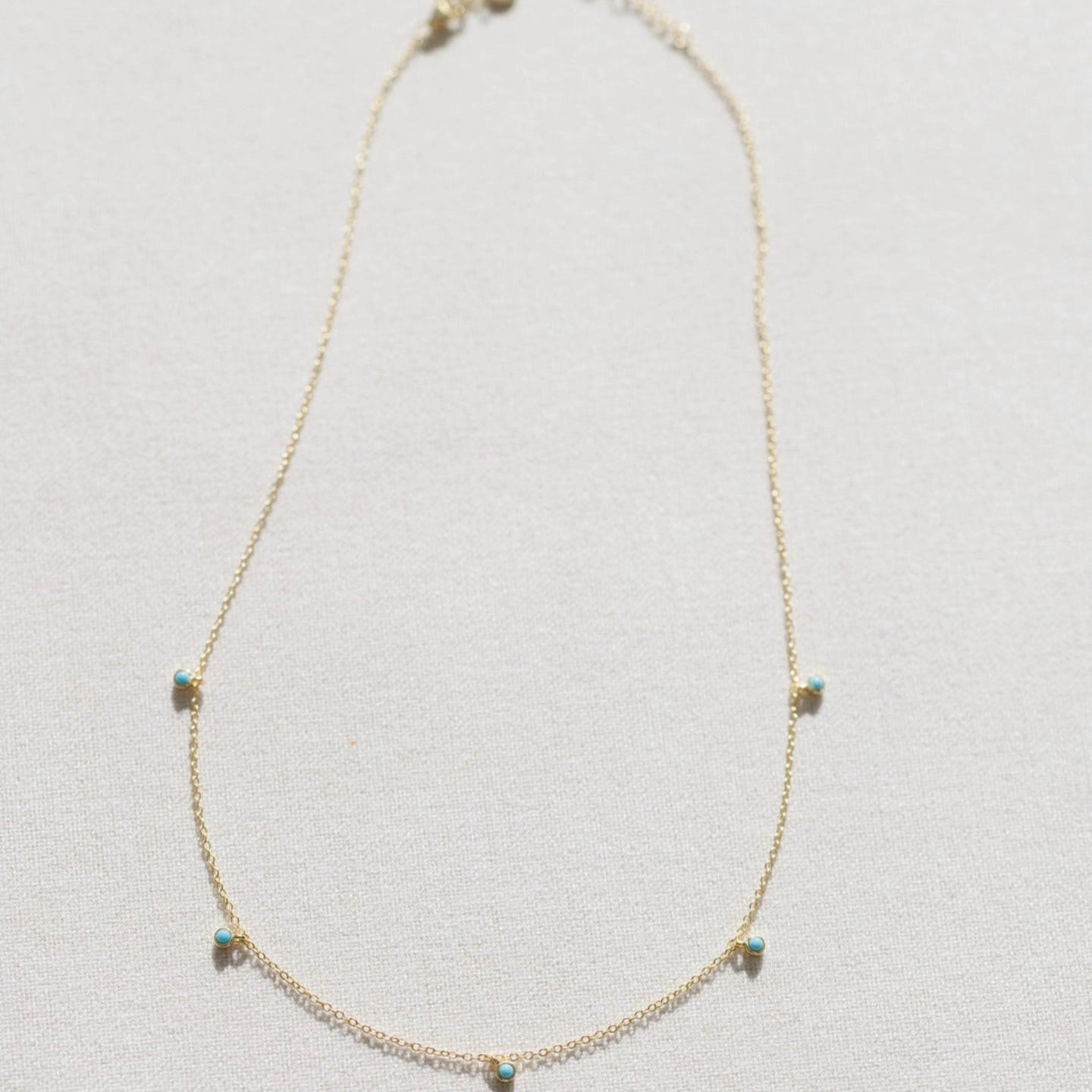 turquoise satellite necklace