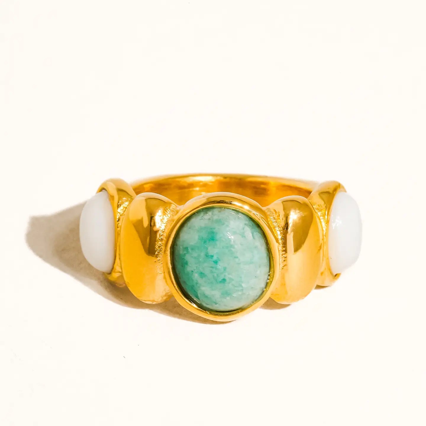 Laurent Natural Stone Ring