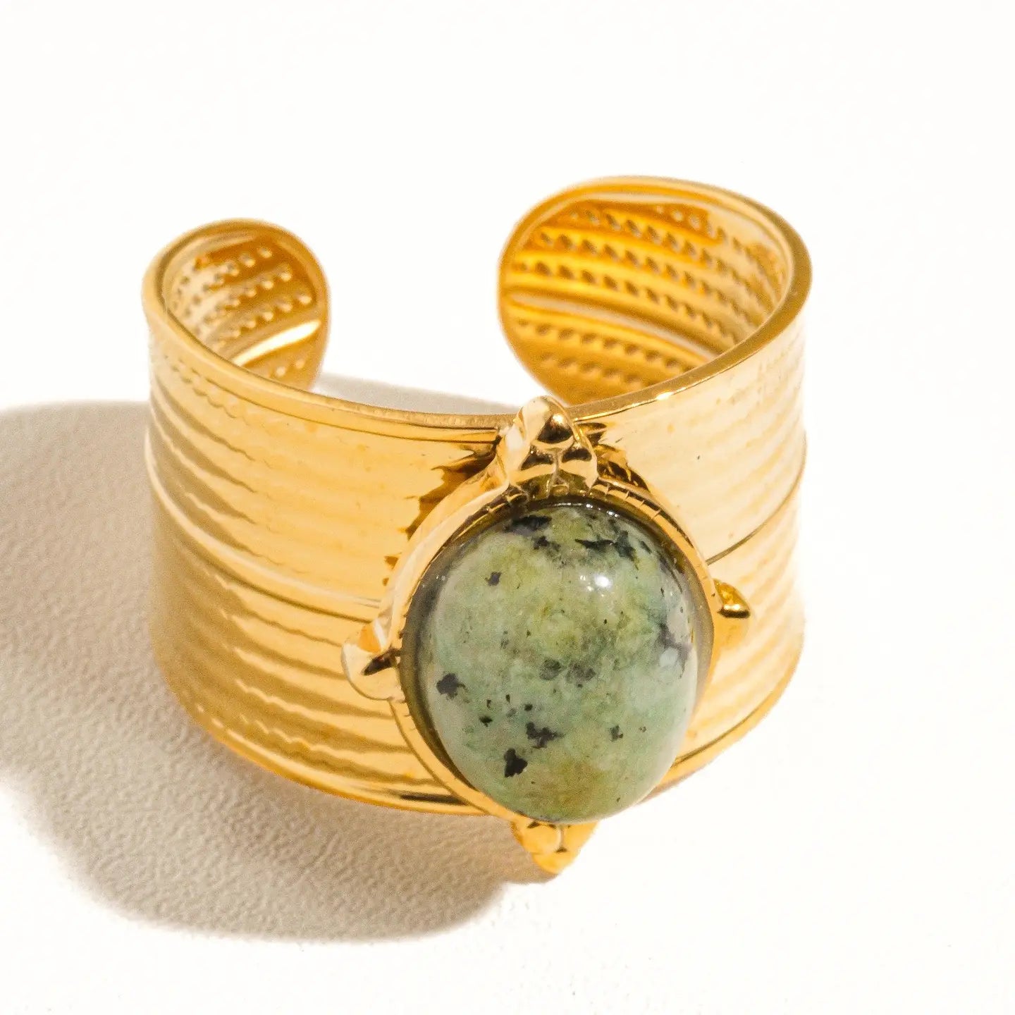 Stone Bold Adjustable Ring