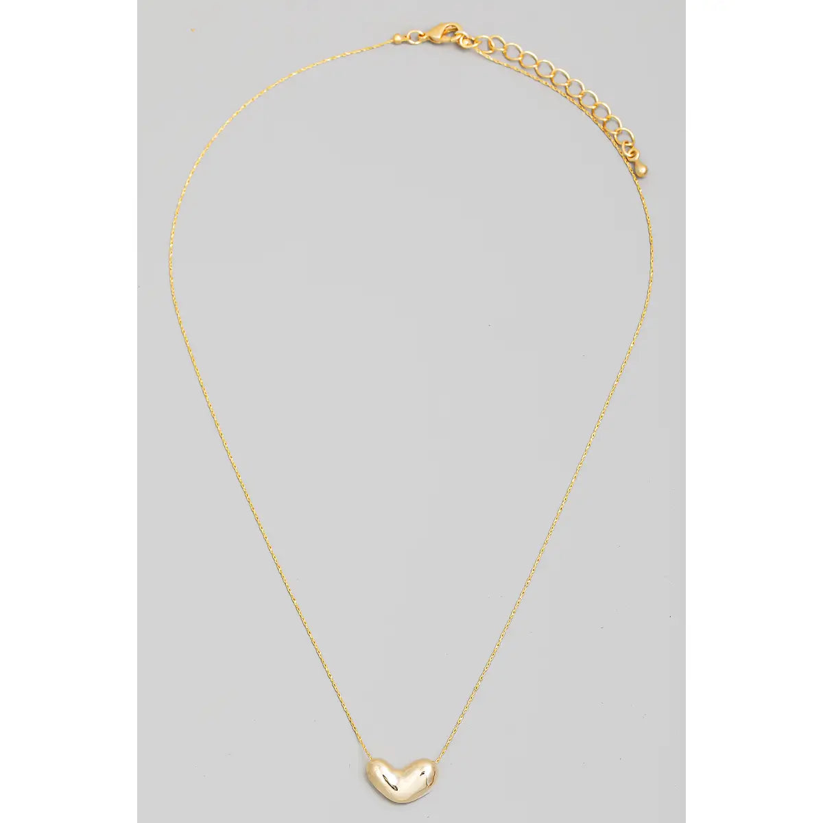 Bubble Heart Pendant Necklace