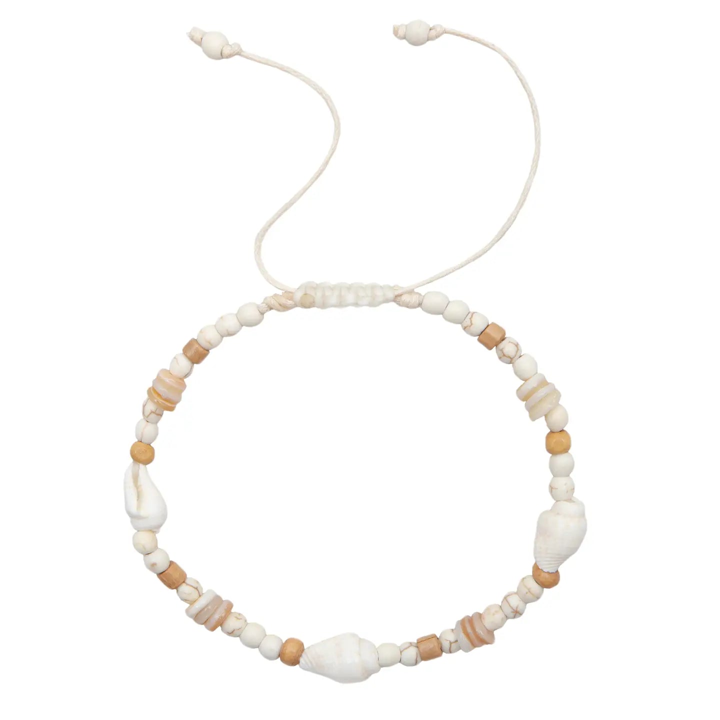 Tybee Beachcomber Shell Anklet