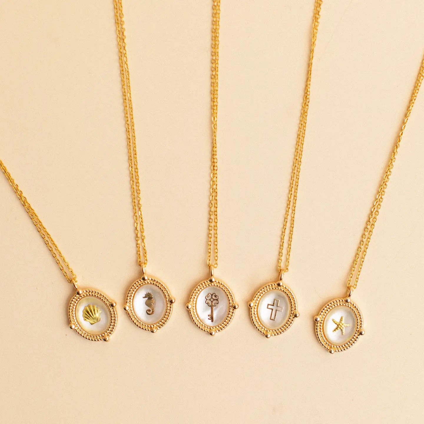 Sacred Staple Necklace- Shell