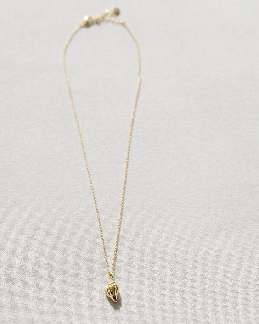 Gold Conch Shell Necklace
