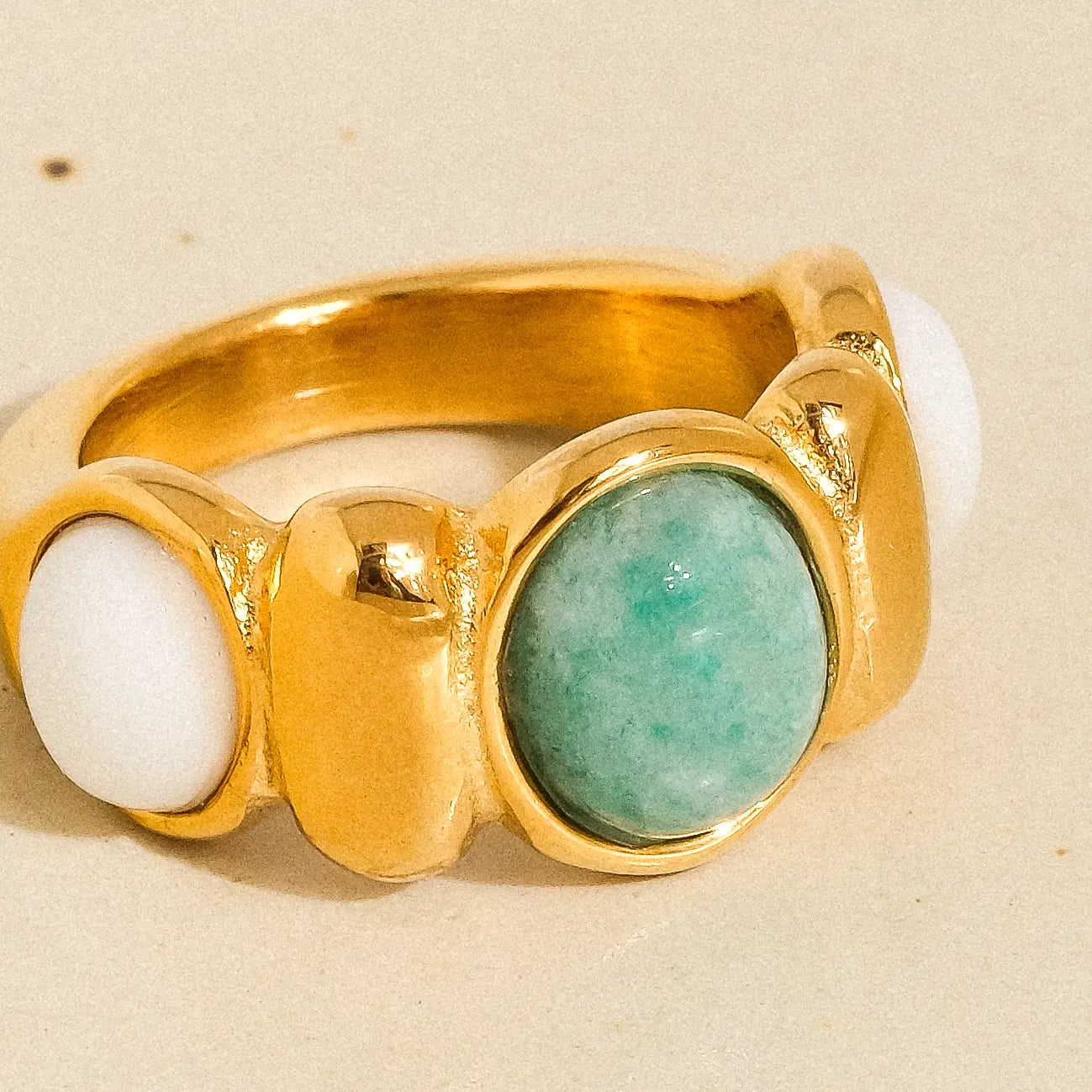 Laurent Natural Stone Ring