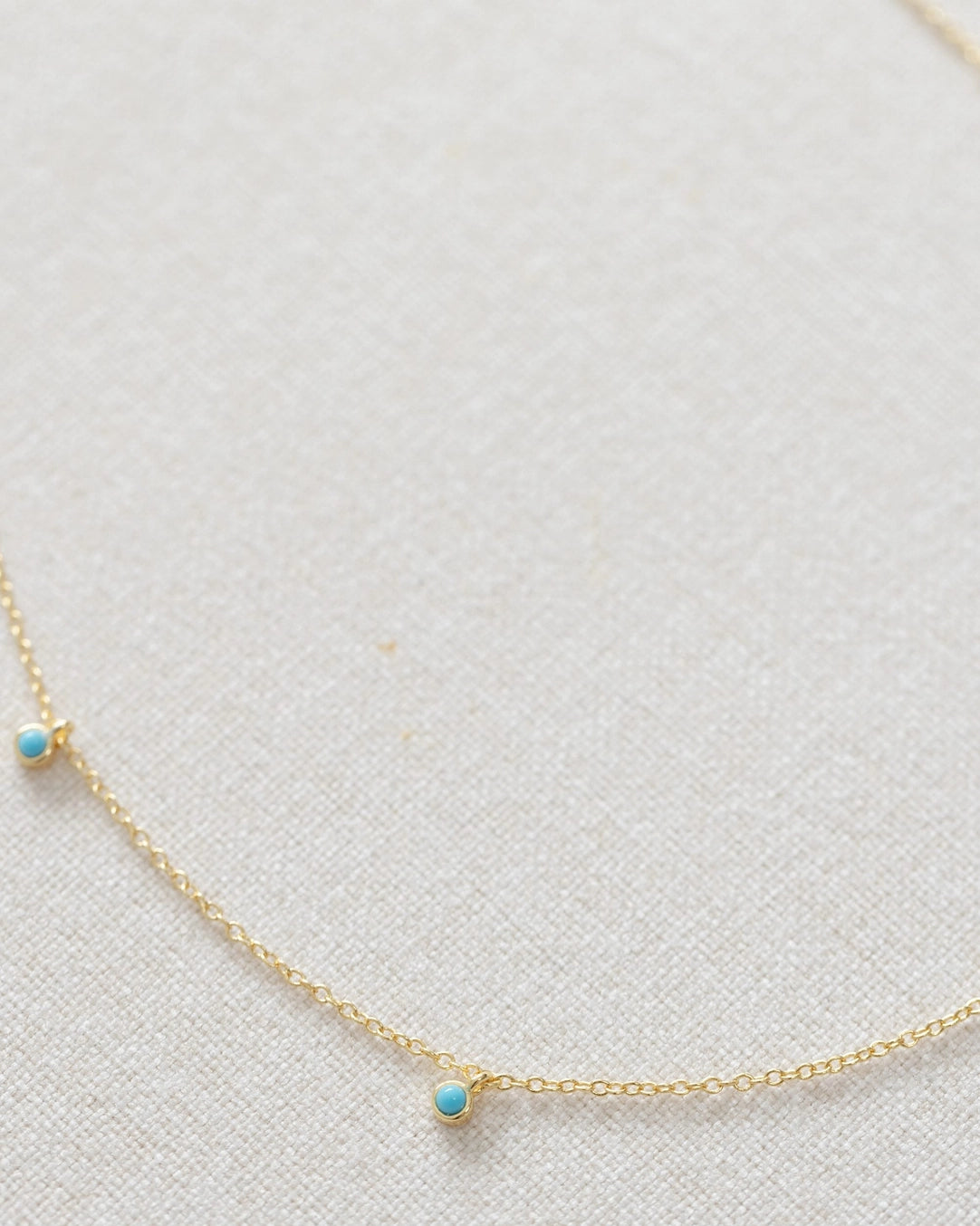 turquoise satellite necklace