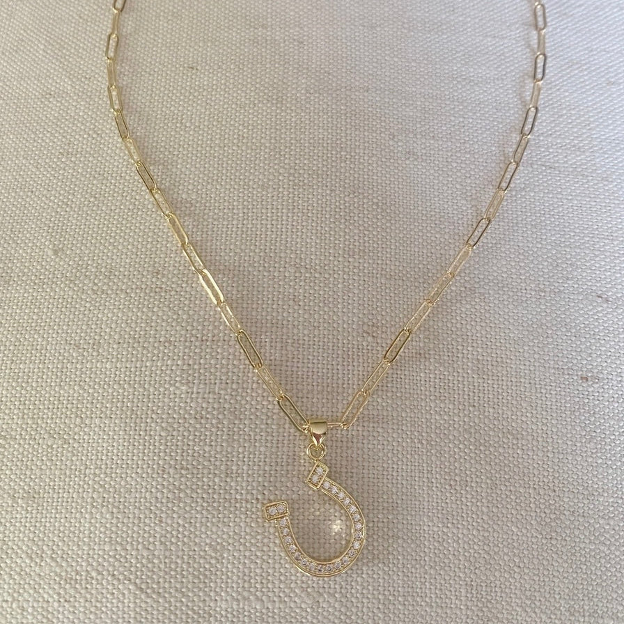 Horseshoe necklace