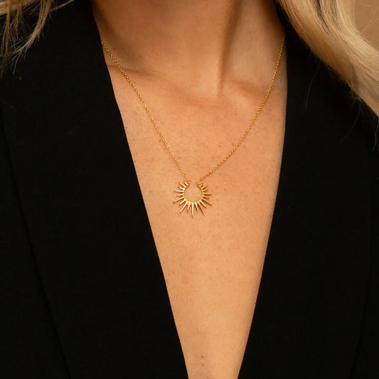 Sun Pendant Necklace *PREORDER, SHIPS ON OR BEFORE 6/1*