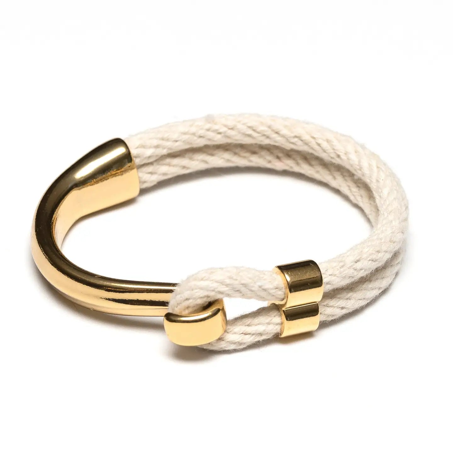 Hampstead - Ivory/Gold - Nautical Rope Bracelet