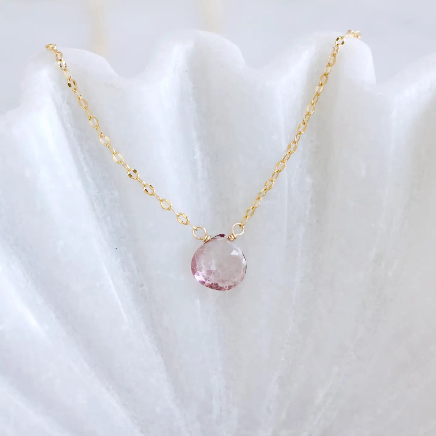 Rose Quartz Necklace x Particular Magic