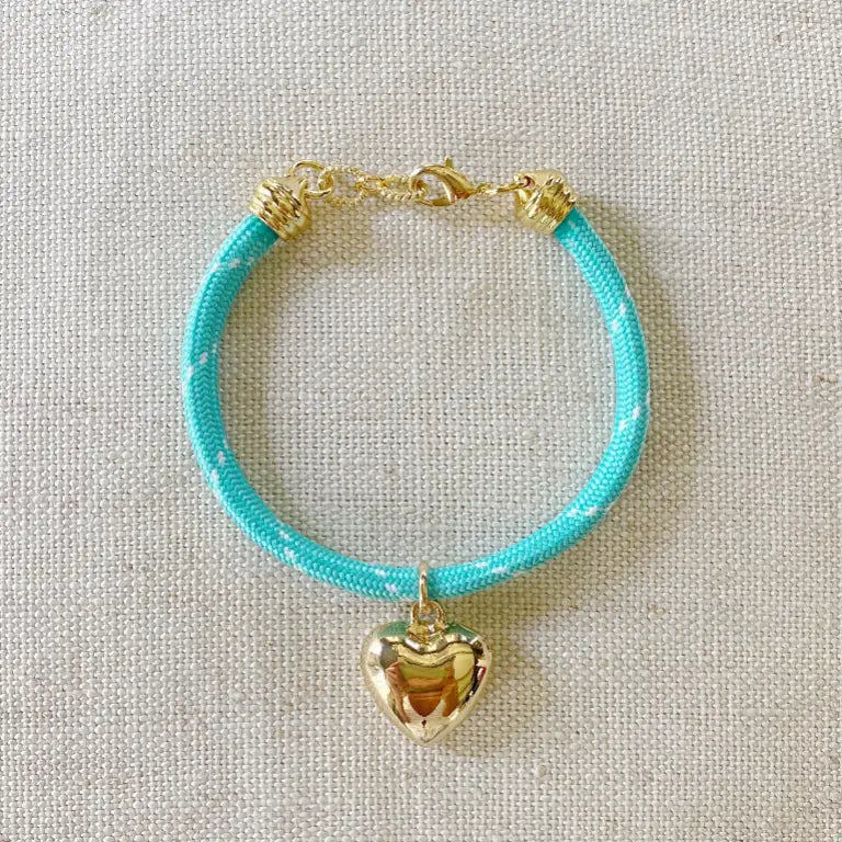 Paracord Love Bracelet- Turquoise