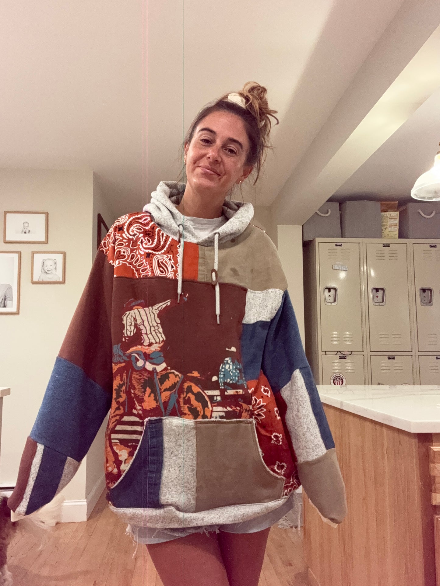 Ready to ship- Upcycled Sweatshirt