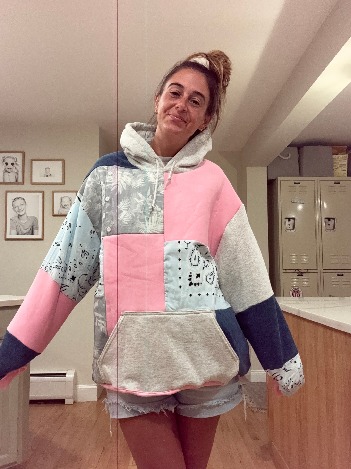 Ready to ship- Upcycled Sweatshirt