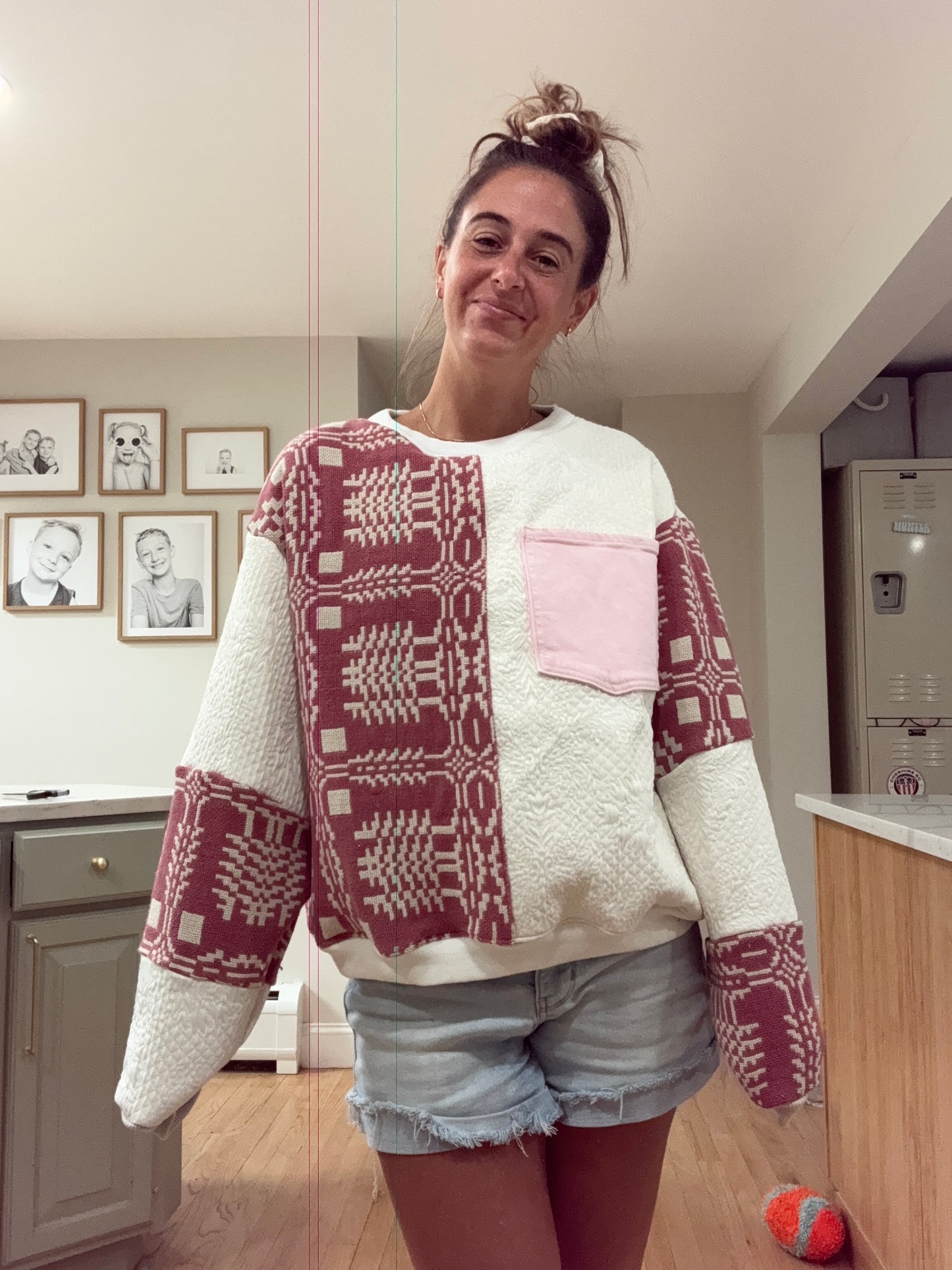 Ready to ship- Upcycled Sweatshirt