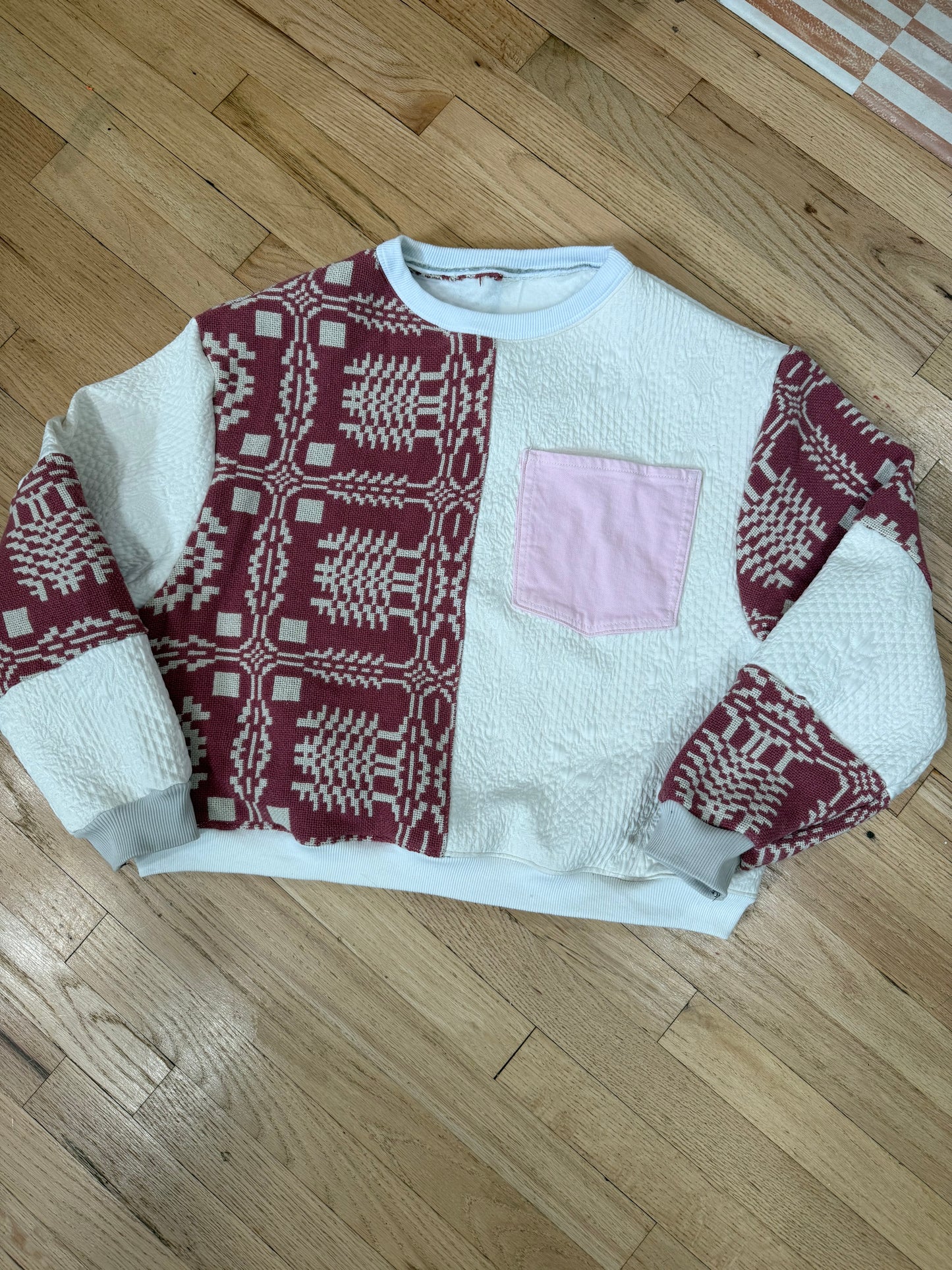 Ready to ship- Upcycled Sweatshirt