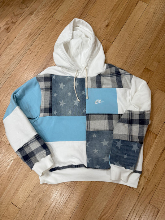 Ready-to-Ship Patchwork Sweatshirt