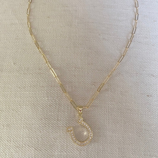Horseshoe necklace